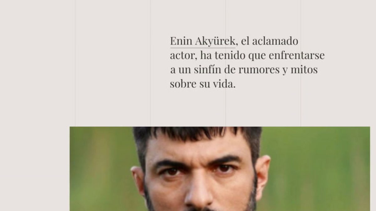 Este es el mito sobre Engin Akyürek que el actor se ha cansado de desmentir hasta la saciedad