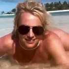 Britney Spears posó desnuda en la playa para su instagram.