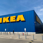 Ikea logo is seen on the store in Krakow, Poland on May 5, 2023. (Photo by Jakub Porzycki/NurPhoto via Getty Images