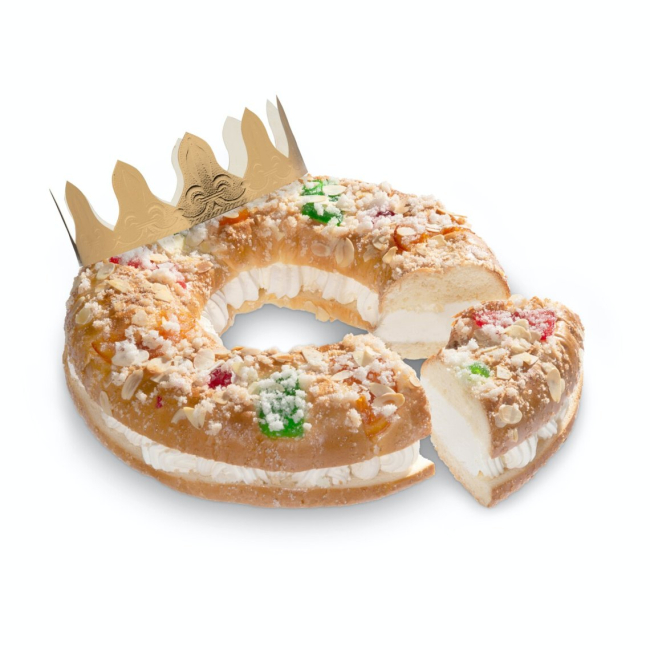 Roscón de Reyes de nata