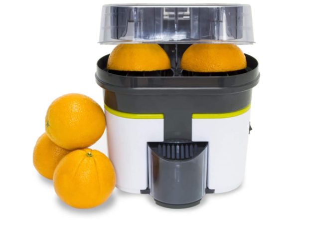 Exprimidor de limón de acero inoxidable, exprimidor con recipiente para  naranjas, limones, frutas, jugo casero en la cocina